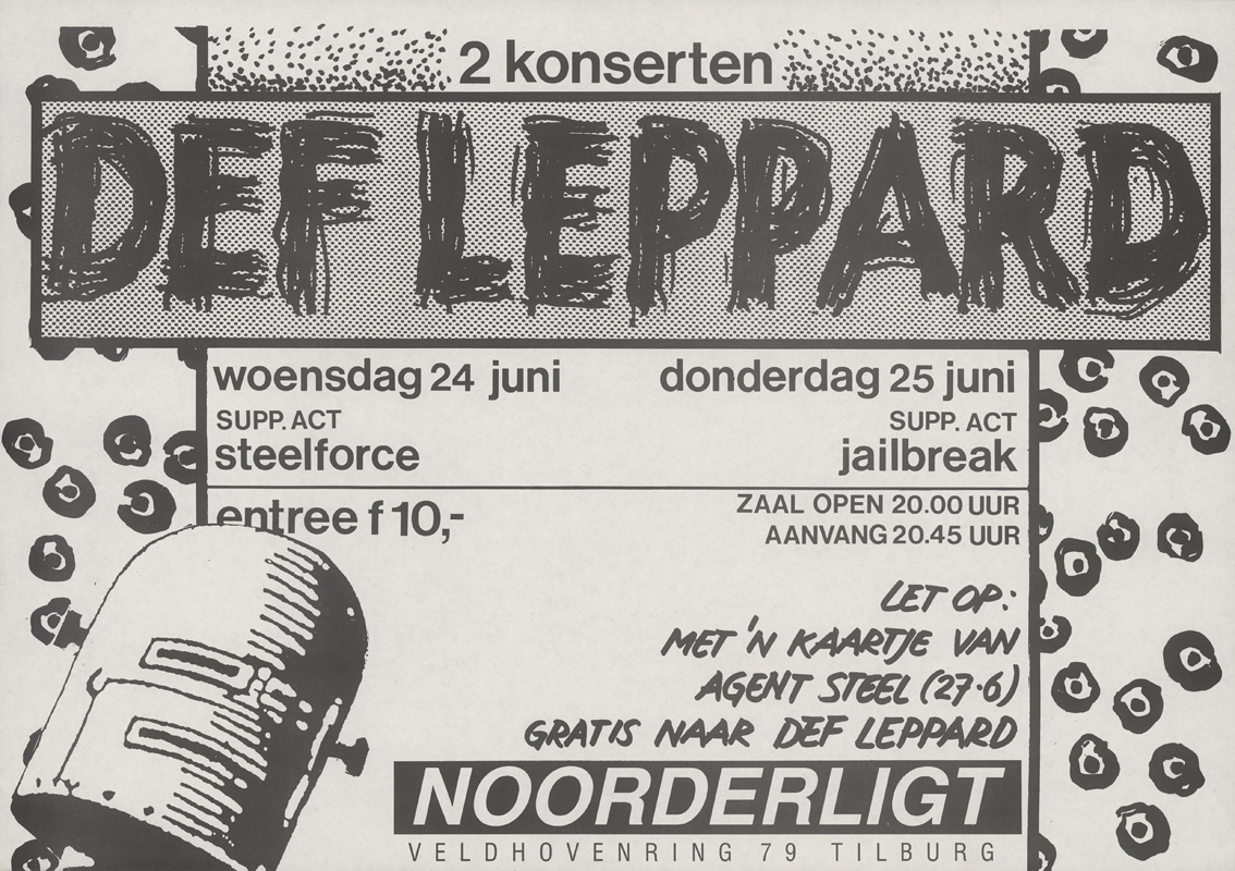 Def Leppard try-out � 24 juni 1987