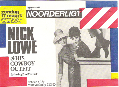 Nick Lowe - 17 mrt 1985