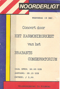 Harmonieorkest Brabants Conservatorium - 19 dec 1984