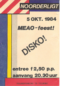 MEAO feest -  5 okt 1984