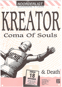Kreator / Death - 18 nov 1990