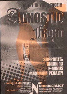 Agnostic Front - 14 dec 1997
