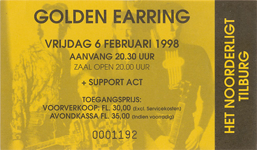 Golden Earring -  6 feb 1998