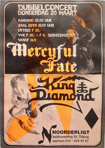 Mercyful Fate + King Diamond - 20 mrt 1997