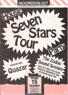 the Seven Stars Tour - 15 nov 1991