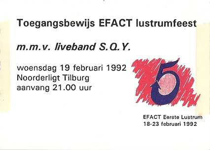 Efact-Feest - 19 feb 1992