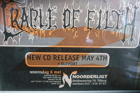 Cradle Of Filth -  6 mei 1998