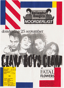 Claw Boys Claw / Fatal Flowers - 25 sep 1986