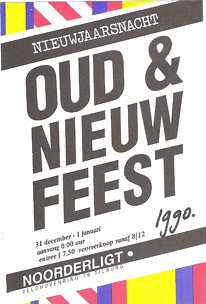 Oud & Nieuw Feest - 31 dec 1989