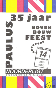 Paulus 35 jaar-Feest Bovenbouw - 14 sep 1989