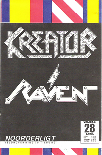 Kreator / Raven - 28 apr 1989