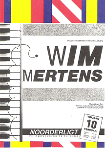 Wim Mertens - 10 feb 1989