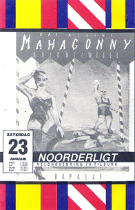 Rapalje: Mahagonny (Brecht/Weill) - 23 jan 1988