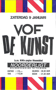 VOF De Kunst -  9 jan 1988