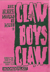 Claw Boys Claw - 12 sep 1987