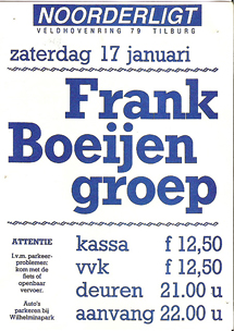 Frank Boeyen groep - 17 jan 1987