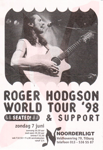 Roger Hodgson -  7 jun 1998