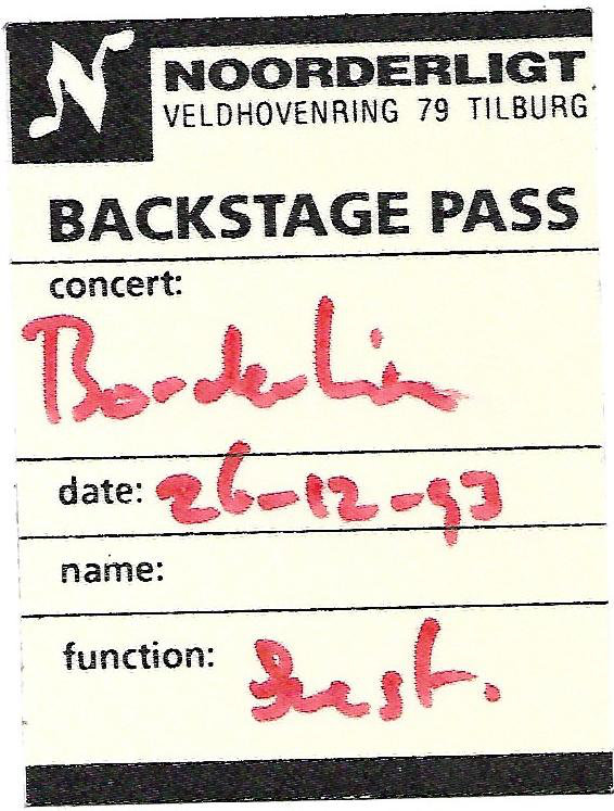 Borderline Festival - 26&nbsp;dec&nbsp;1993