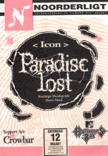 Paradise Lost / Cathedral - 30 mrt 1991