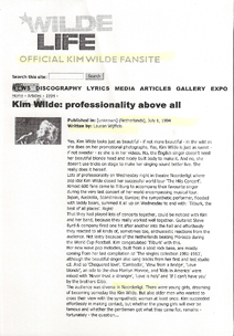 Kim Wilde - 29 jun 1994