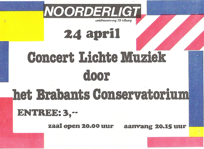 Brabants Conservatorium - 24 apr 1985