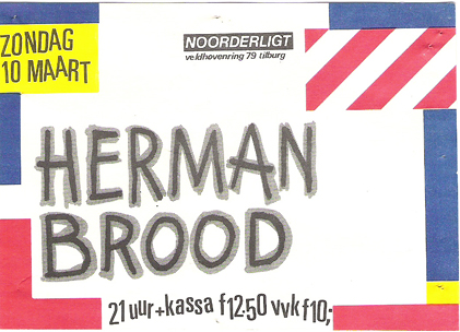 Herman Brood - 10 mrt 1985