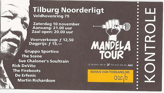 Mandela Tour Slot Manifestatie - 10 nov 1990