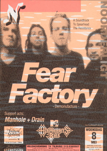 Fear Factory -  8 mei 1996