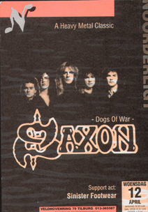 Saxon - 12 apr 1995