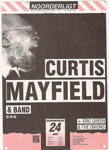 Curtis Mayfield - 24 mei 1990