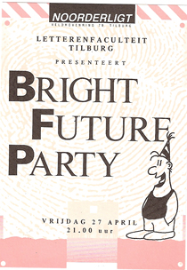 Letterenfaculteit met Bright Future Party - 27 apr 1990