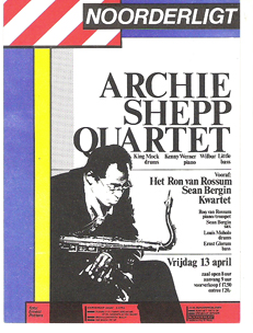 Archie Shepp Quartet - 13 apr 1984