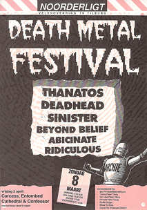 Death Metal Festival -  8 mrt 1992
