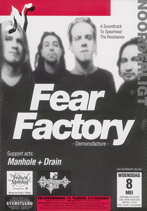 Fear Factory -  8 mei 1996