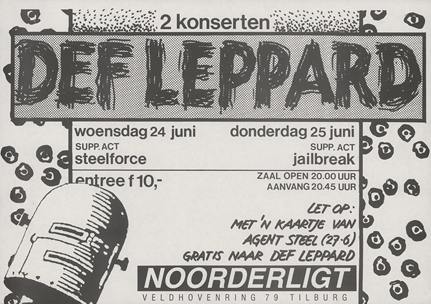 Def Leppard try-out   - 24 jun 1987