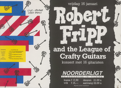 Robert Fripp and the League of Crafty Guitars - 16 jan 1987