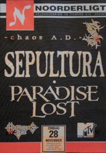 Sepultura / Paradise Lost - 28 nov 1993