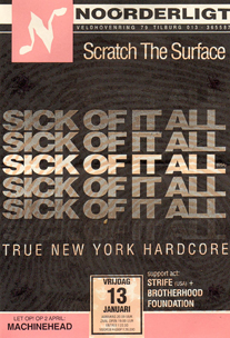 Sick Of It All - 13 jan 1995