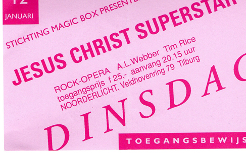 Rock-Opera Jesus Christ Superstar -  7 jan 1993