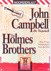John Campbell & the Holmes Brothers - 26 mrt 1992