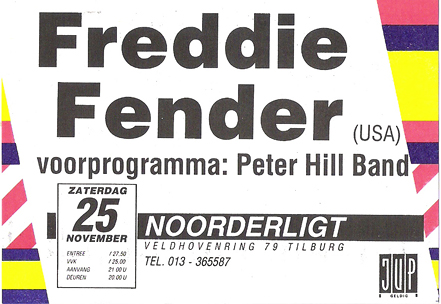 Freddie Fender - 25 nov 1989