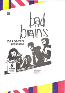 Bad Brains -  6 okt 1989