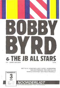 Bobby Byrd & the JB All Stars -  3 mei 1989