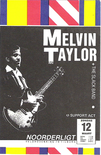 Melvin Taylor + the Slack band - 12 mrt 1989