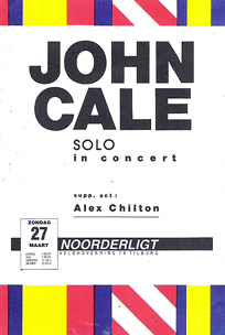 John Cale solo - 27 mrt 1988