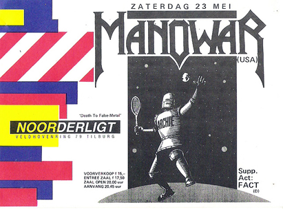 Manowar - 23 mei 1987