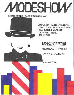 Modeshow Modevakschool mevr. v. Iersel - 13 mei 1987