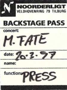 Mercyful Fate + King Diamond - 20 mrt 1997